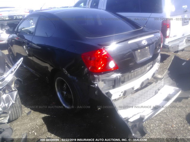 JTKDE177750045786 - 2005 TOYOTA SCION TC BLACK photo 3