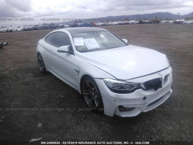 WBS3R9C56FK329774 - 2015 BMW M4 WHITE photo 1