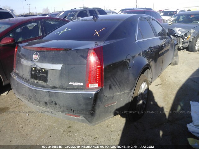 1G6DG5E52D0169234 - 2013 CADILLAC CTS LUXURY COLLECTION BLACK photo 4