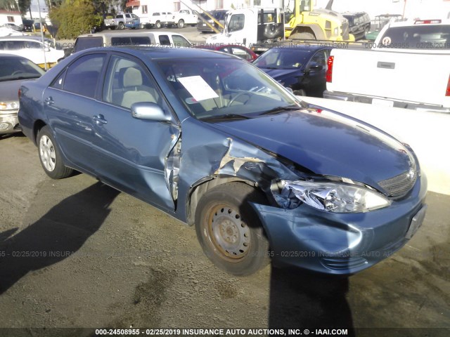 4T1BE32K34U922864 - 2004 TOYOTA CAMRY LE/XLE/SE BLUE photo 1