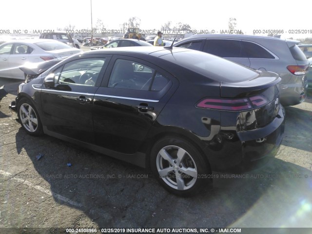 1G1RH6E43EU165970 - 2014 CHEVROLET VOLT BLACK photo 3