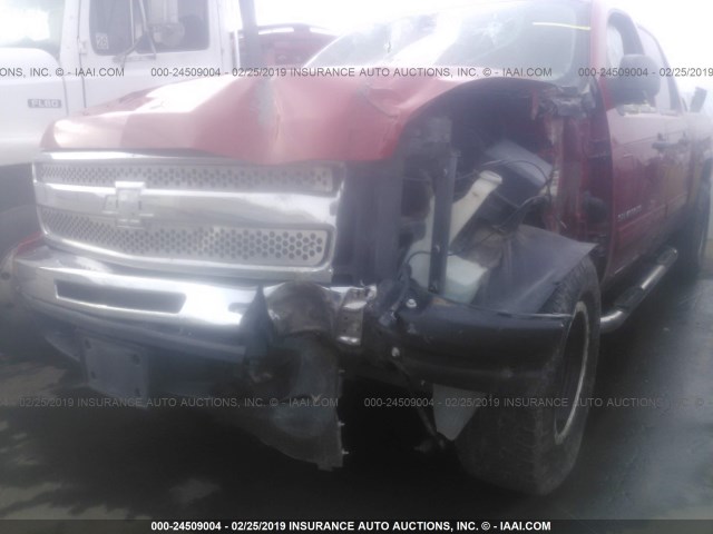 3GCPKSE30BG190176 - 2011 CHEVROLET SILVERADO K1500 LT RED photo 6