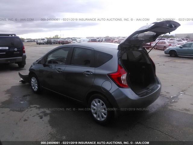 3N1CE2CP5GL366538 - 2016 NISSAN VERSA NOTE S/S PLUS/SV/SL/SR GRAY photo 3