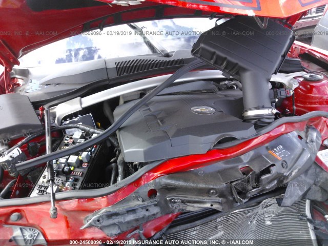 2G1FA1E3XE9318665 - 2014 CHEVROLET CAMARO LS RED photo 10