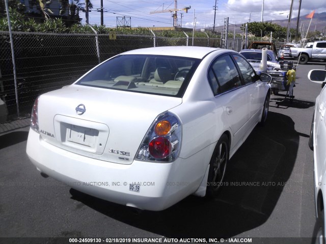 1N4BL11DX3C216485 - 2003 NISSAN ALTIMA SE WHITE photo 4