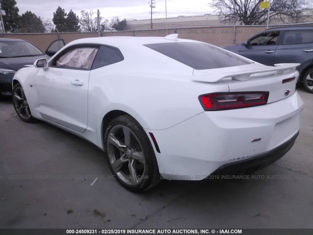 1G1FF1R71H0215292 - 2017 CHEVROLET CAMARO SS WHITE photo 3