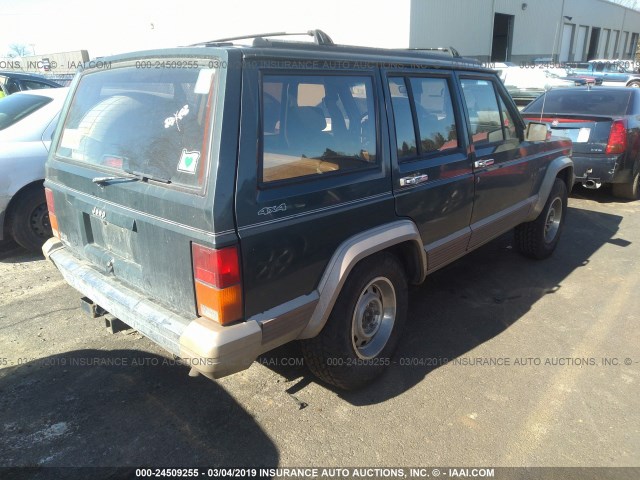 1J4FJ78S0RL198302 - 1994 JEEP CHEROKEE COUNTRY GREEN photo 4