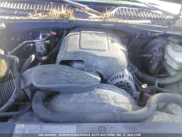 2GCEC19T841232517 - 2004 CHEVROLET SILVERADO C1500 BLUE photo 10