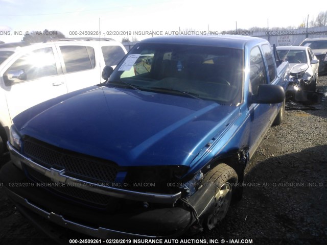 2GCEC19T841232517 - 2004 CHEVROLET SILVERADO C1500 BLUE photo 2