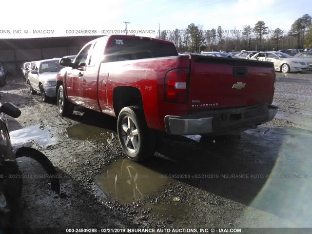 1GCEC19X48Z110351 - 2008 CHEVROLET SILVERADO C1500 RED photo 3