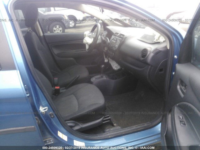 ML32A3HJ0EH026162 - 2014 MITSUBISHI MIRAGE DE BLUE photo 5