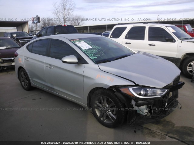 5NPD84LF2HH028365 - 2017 HYUNDAI ELANTRA SE/VALUE/LIMITED SILVER photo 1