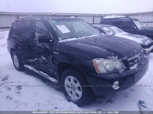 JTEHF21A820074026 - 2002 TOYOTA HIGHLANDER LIMITED BLACK photo 1