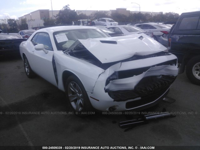 2C3CDZAG7FH839783 - 2015 DODGE CHALLENGER SXT WHITE photo 1