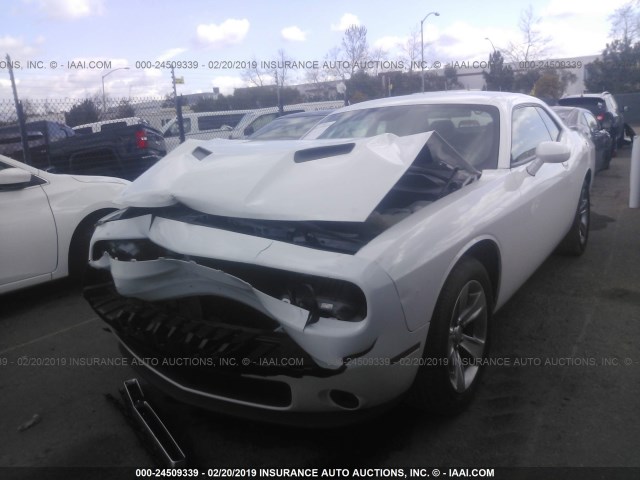 2C3CDZAG7FH839783 - 2015 DODGE CHALLENGER SXT WHITE photo 2