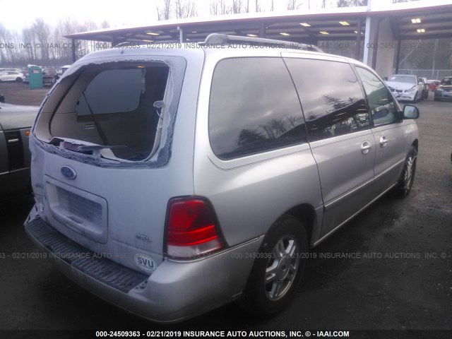 2FMZA52216BA62364 - 2006 FORD FREESTAR SEL SILVER photo 4