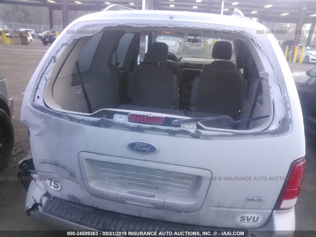 2FMZA52216BA62364 - 2006 FORD FREESTAR SEL SILVER photo 6