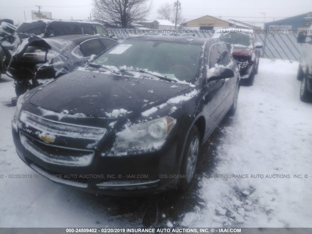 1G1ZD5EU8CF317944 - 2012 CHEVROLET MALIBU 2LT BLACK photo 2