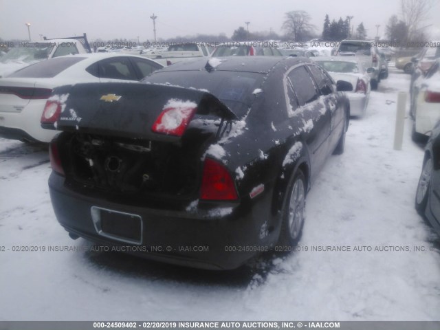 1G1ZD5EU8CF317944 - 2012 CHEVROLET MALIBU 2LT BLACK photo 4