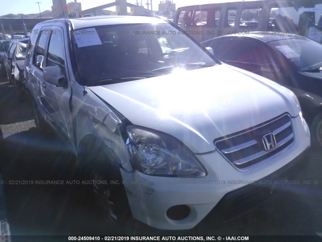 JHLRD78925C054044 - 2005 HONDA CR-V SE/EX WHITE photo 1