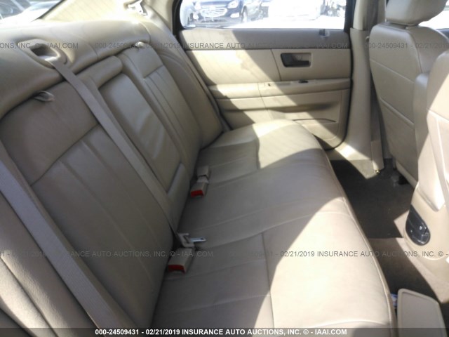 1MEFM55S15A600399 - 2005 MERCURY SABLE LS PREMIUM TAN photo 8