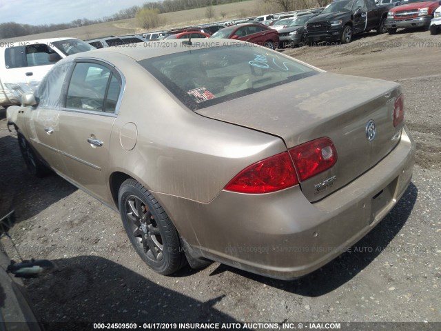 1G4HD57296U159768 - 2006 BUICK LUCERNE CXL BEIGE photo 3