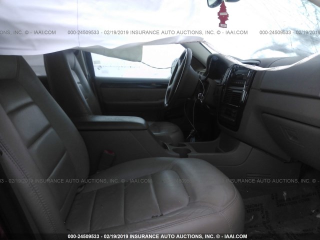 1FMDU75K04UB25633 - 2004 FORD EXPLORER LIMITED RED photo 5