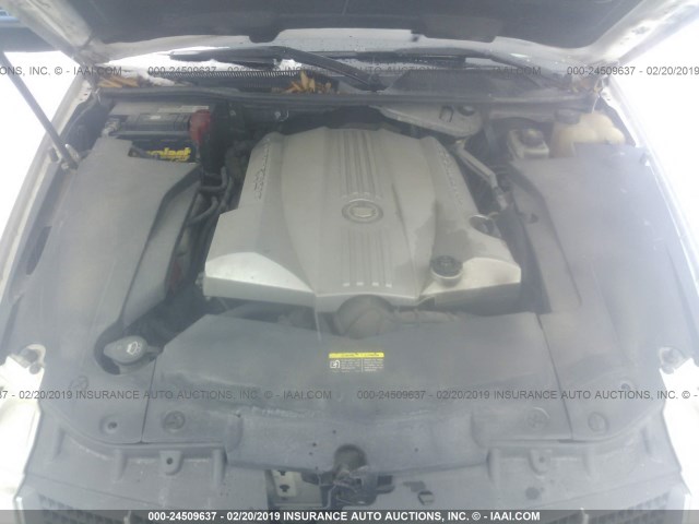 1G6DZ67A380169906 - 2008 CADILLAC STS WHITE photo 10