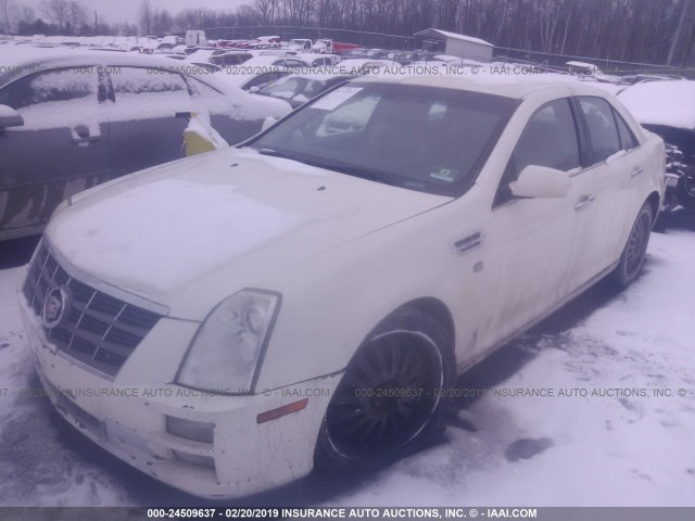 1G6DZ67A380169906 - 2008 CADILLAC STS WHITE photo 2