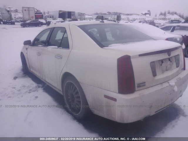 1G6DZ67A380169906 - 2008 CADILLAC STS WHITE photo 3