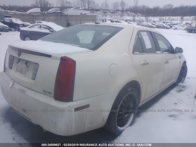 1G6DZ67A380169906 - 2008 CADILLAC STS WHITE photo 4