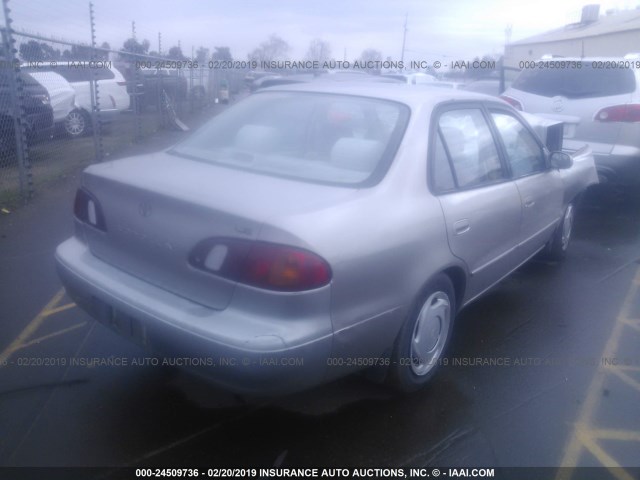 1NXBR18EXWZ098441 - 1998 TOYOTA COROLLA VE/CE/LE TAN photo 4