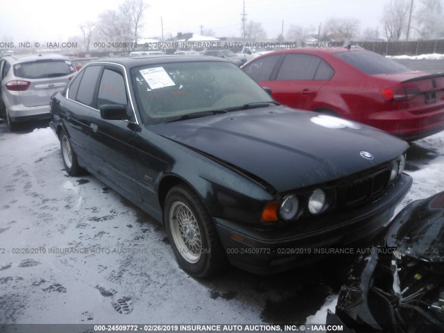 WBAHE2322SGE92778 - 1995 BMW 530 I AUTOMATIC GREEN photo 1