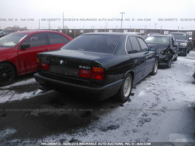 WBAHE2322SGE92778 - 1995 BMW 530 I AUTOMATIC GREEN photo 4