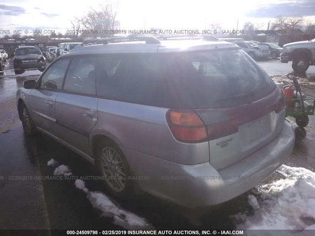 4S3BH635437303581 - 2003 SUBARU LEGACY L/L SPECIAL SILVER photo 3