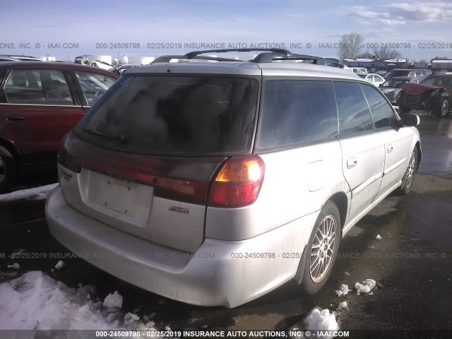 4S3BH635437303581 - 2003 SUBARU LEGACY L/L SPECIAL SILVER photo 4