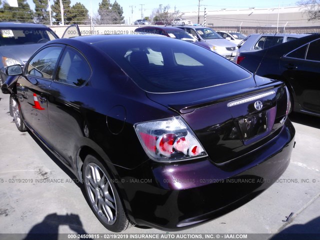 JTKDE167880269719 - 2008 TOYOTA SCION TC PURPLE photo 3