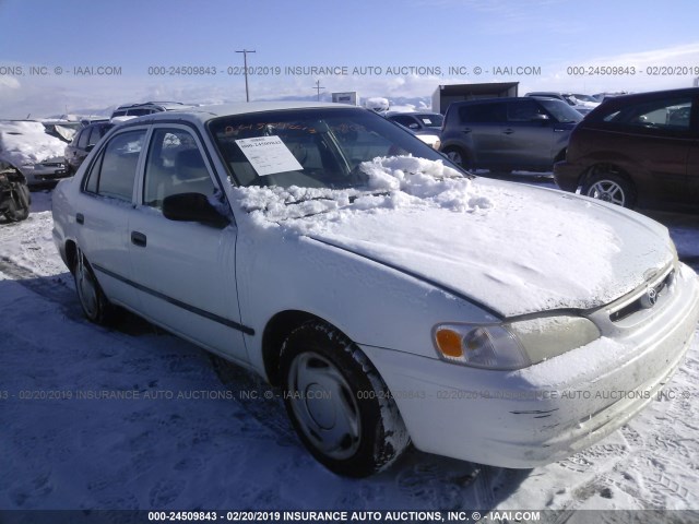 1NXBR12EXYZ393860 - 2000 TOYOTA COROLLA VE/CE/LE WHITE photo 1