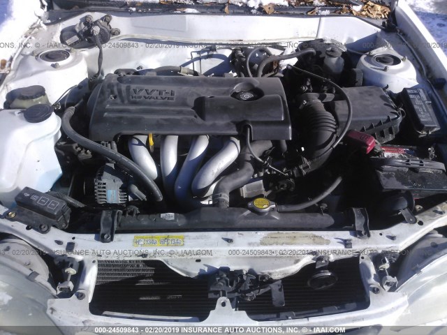 1NXBR12EXYZ393860 - 2000 TOYOTA COROLLA VE/CE/LE WHITE photo 10