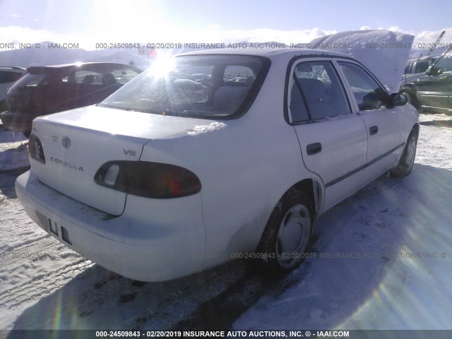 1NXBR12EXYZ393860 - 2000 TOYOTA COROLLA VE/CE/LE WHITE photo 4