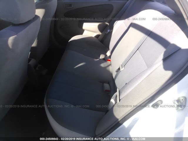 1NXBR12EXYZ393860 - 2000 TOYOTA COROLLA VE/CE/LE WHITE photo 8