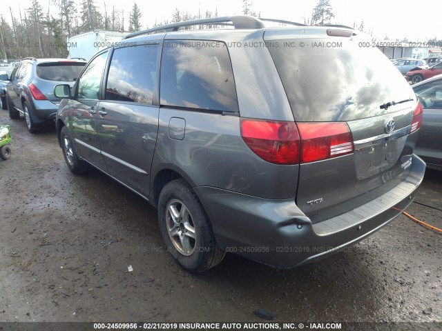 5TDBA22C05S044609 - 2005 TOYOTA SIENNA XLE/XLE LIMITED GRAY photo 3