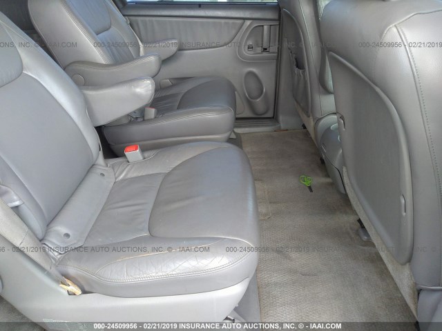 5TDBA22C05S044609 - 2005 TOYOTA SIENNA XLE/XLE LIMITED GRAY photo 8