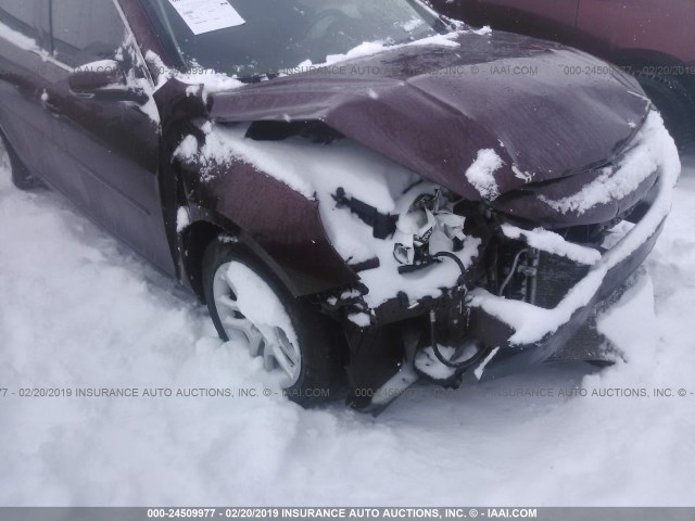 1G11C5SL9FF273937 - 2015 CHEVROLET MALIBU 1LT 勃艮第红 照片 6