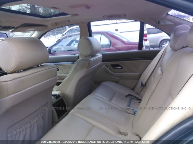 WBADT43401GX23805 - 2001 BMW 525 I AUTOMATIC GREEN photo 8