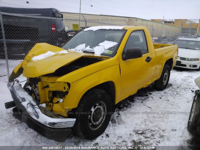 1GCCS149078194448 - 2007 CHEVROLET COLORADO YELLOW photo 2