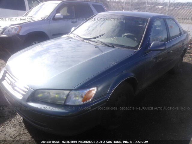 4T1BG22K91U839326 - 2001 TOYOTA CAMRY CE/LE/XLE 蓝色 照片 2