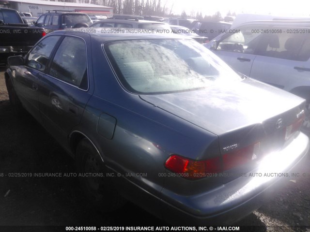 4T1BG22K91U839326 - 2001 TOYOTA CAMRY CE/LE/XLE 蓝色 照片 3