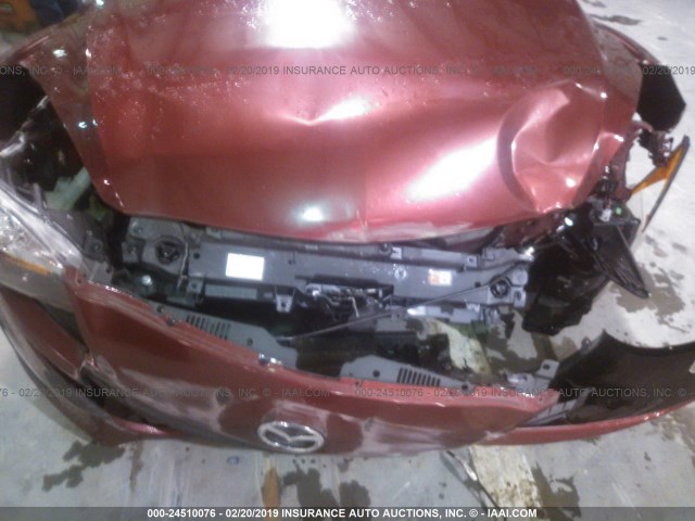 JM1BL1H5XA1228444 - 2010 MAZDA 3 S MAROON photo 6