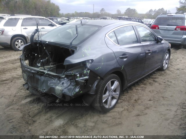 19VDE1F32FE007986 - 2015 ACURA ILX 20 GRAY photo 4